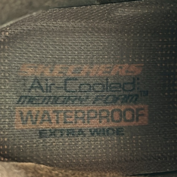 Skechers Verdict 10.5 Wide Waterproof Hiking Boots Lug Sole Memory Foam - Picture 13 of 14